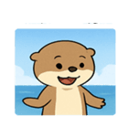 海のラッコ@SFW（個別スタンプ：21）