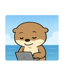 海のラッコ@SFW（個別スタンプ：24）