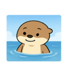 海のラッコ@SFW（個別スタンプ：27）
