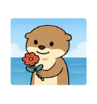 海のラッコ@SFW（個別スタンプ：30）