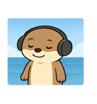 海のラッコ@SFW（個別スタンプ：32）