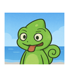 海のカメレオン@SFW（個別スタンプ：10）