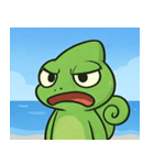 海のカメレオン@SFW（個別スタンプ：18）