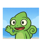 海のカメレオン@SFW（個別スタンプ：25）