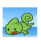 海のカメレオン@SFW（個別スタンプ：32）