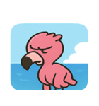 海のフラミンゴ2@SFW（個別スタンプ：2）