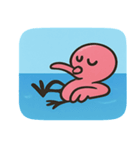 海のフラミンゴ2@SFW（個別スタンプ：13）