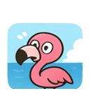 海のフラミンゴ2@SFW（個別スタンプ：20）
