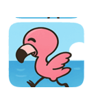 海のフラミンゴ2@SFW（個別スタンプ：23）