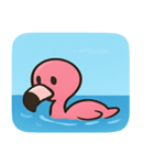 海のフラミンゴ2@SFW（個別スタンプ：32）