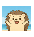 海のハリネズミ@SFW（個別スタンプ：1）