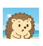 海のハリネズミ@SFW（個別スタンプ：4）