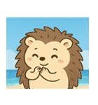 海のハリネズミ@SFW（個別スタンプ：10）