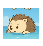 海のハリネズミ@SFW（個別スタンプ：15）