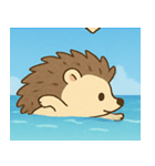 海のハリネズミ@SFW（個別スタンプ：16）