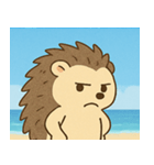 海のハリネズミ@SFW（個別スタンプ：28）