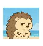 海のハリネズミ@SFW（個別スタンプ：32）