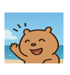 海のカピバラ@SFW（個別スタンプ：1）