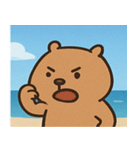 海のカピバラ@SFW（個別スタンプ：4）