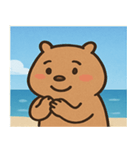 海のカピバラ@SFW（個別スタンプ：7）