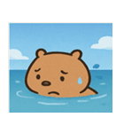 海のカピバラ@SFW（個別スタンプ：16）