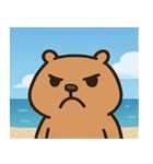 海のカピバラ@SFW（個別スタンプ：18）