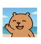 海のカピバラ@SFW（個別スタンプ：21）