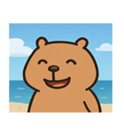 海のカピバラ@SFW（個別スタンプ：22）