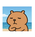 海のカピバラ@SFW（個別スタンプ：23）