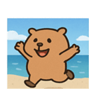 海のカピバラ@SFW（個別スタンプ：27）