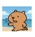 海のカピバラ@SFW（個別スタンプ：29）