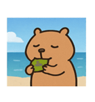 海のカピバラ@SFW（個別スタンプ：30）