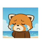 海のレッサーパンダ@SFW（個別スタンプ：1）