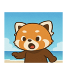海のレッサーパンダ@SFW（個別スタンプ：2）