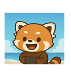 海のレッサーパンダ@SFW（個別スタンプ：3）