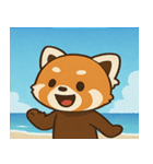 海のレッサーパンダ@SFW（個別スタンプ：6）