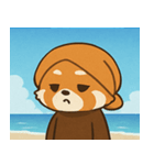 海のレッサーパンダ@SFW（個別スタンプ：9）