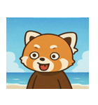 海のレッサーパンダ@SFW（個別スタンプ：14）