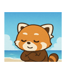海のレッサーパンダ@SFW（個別スタンプ：15）