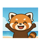 海のレッサーパンダ@SFW（個別スタンプ：17）