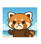 海のレッサーパンダ@SFW（個別スタンプ：18）