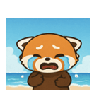 海のレッサーパンダ@SFW（個別スタンプ：21）