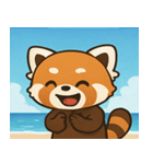 海のレッサーパンダ@SFW（個別スタンプ：22）