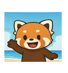海のレッサーパンダ@SFW（個別スタンプ：25）