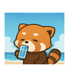 海のレッサーパンダ@SFW（個別スタンプ：32）