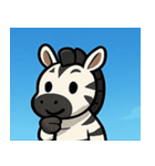 海のシマウマ@SFW（個別スタンプ：4）