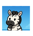 海のシマウマ@SFW（個別スタンプ：8）