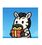 海のシマウマ@SFW（個別スタンプ：10）