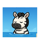 海のシマウマ@SFW（個別スタンプ：15）