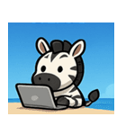 海のシマウマ@SFW（個別スタンプ：16）